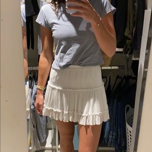 Princess Polly Flowy White Skirt